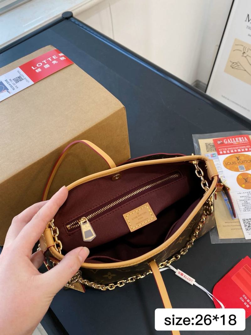Louis Vuitton Carryall Monogram Gold Chain Shoulder Bag view