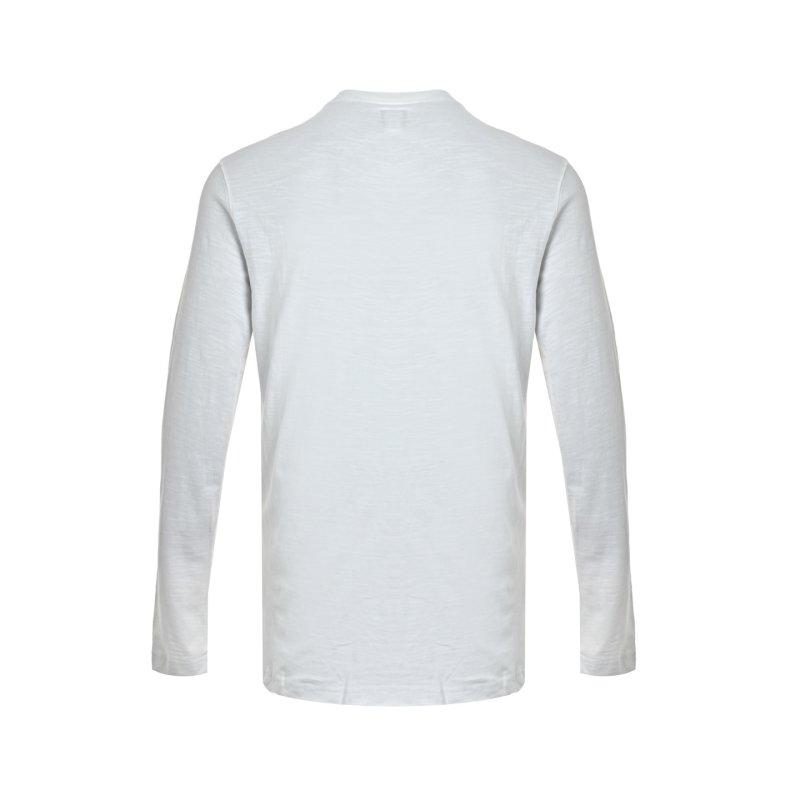 Polo Ralph Lauren White Long Sleeve Henley Shirt view