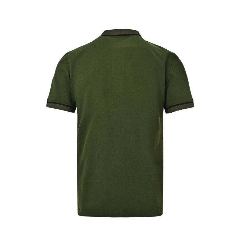 Chanel CC Logo Polo Shirt - Olive Green view