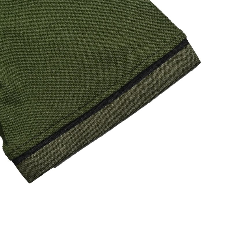 Chanel CC Logo Polo Shirt - Olive Green view
