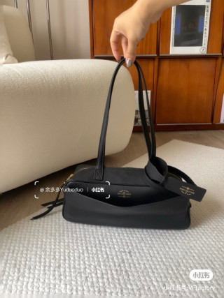 Balenciaga Black Leather Bowling Bag view 7