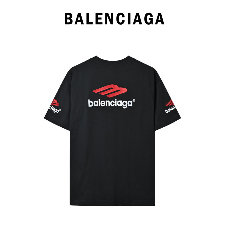 Balenciaga Logo Print Black T-Shirt view