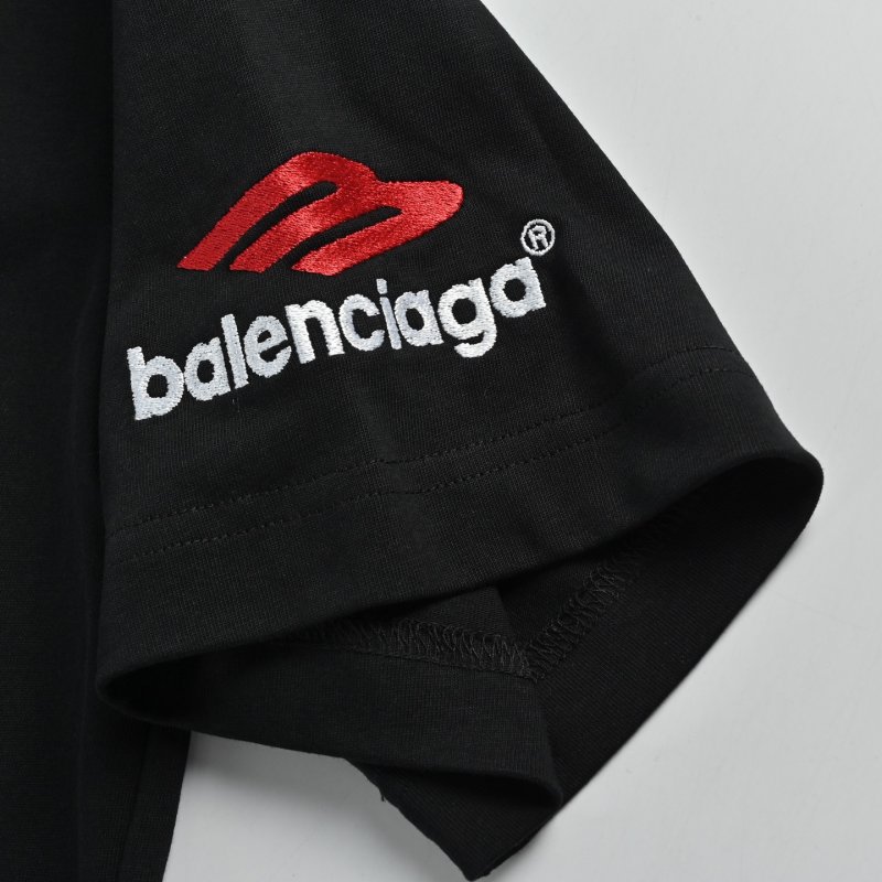 Balenciaga Logo Print Black T-Shirt view