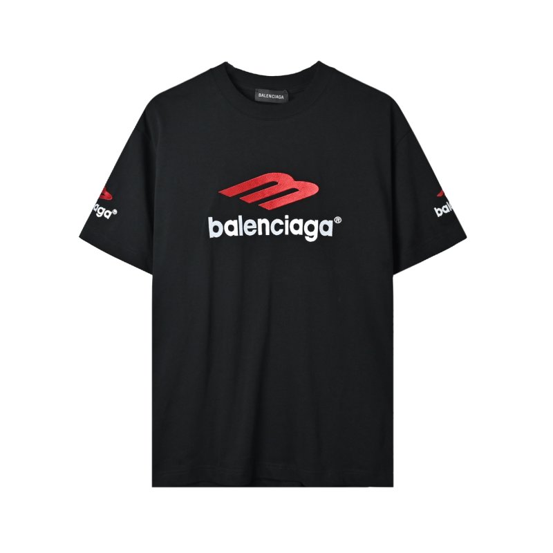 Balenciaga Logo Print Black T-Shirt view