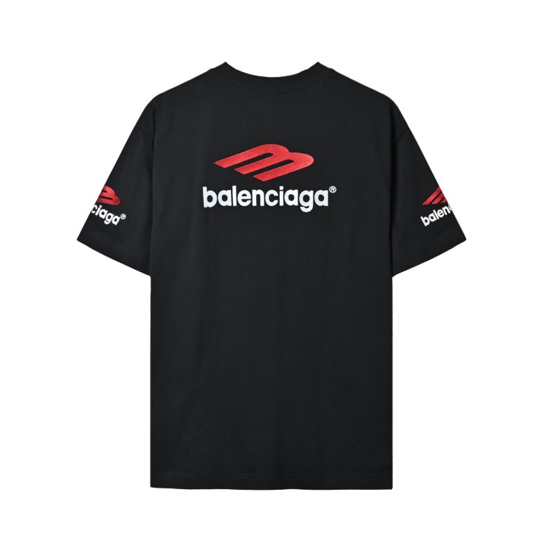 Balenciaga Logo Print Black T-Shirt view