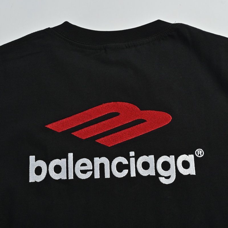 Balenciaga Logo Print Black T-Shirt view