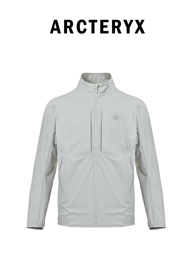 Arc'teryx White Windbreaker Lightweight Jacket