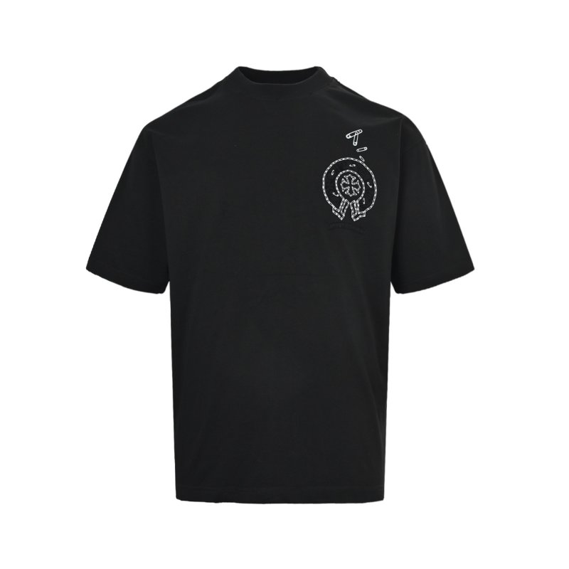 Essentials Black Oversized Graphic T-Shirt view