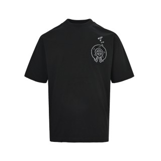 Essentials Black Oversized Graphic T-Shirt view 4
