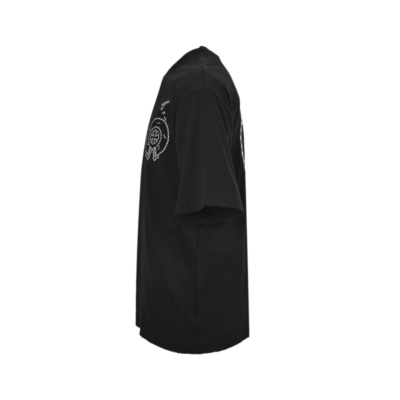 Essentials Black Oversized Graphic T-Shirt view