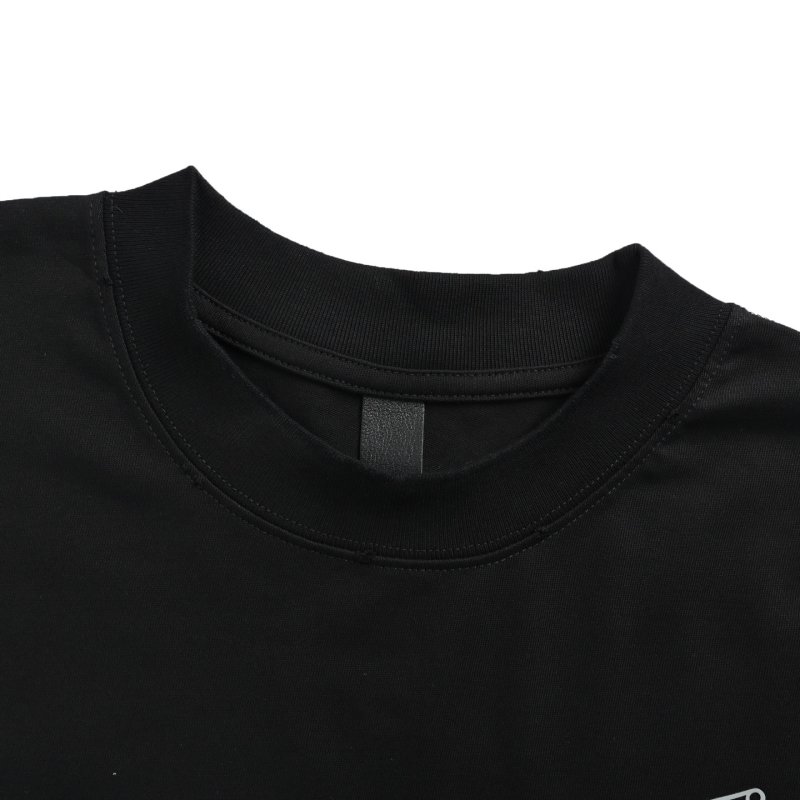 Essentials Black Oversized Graphic T-Shirt view