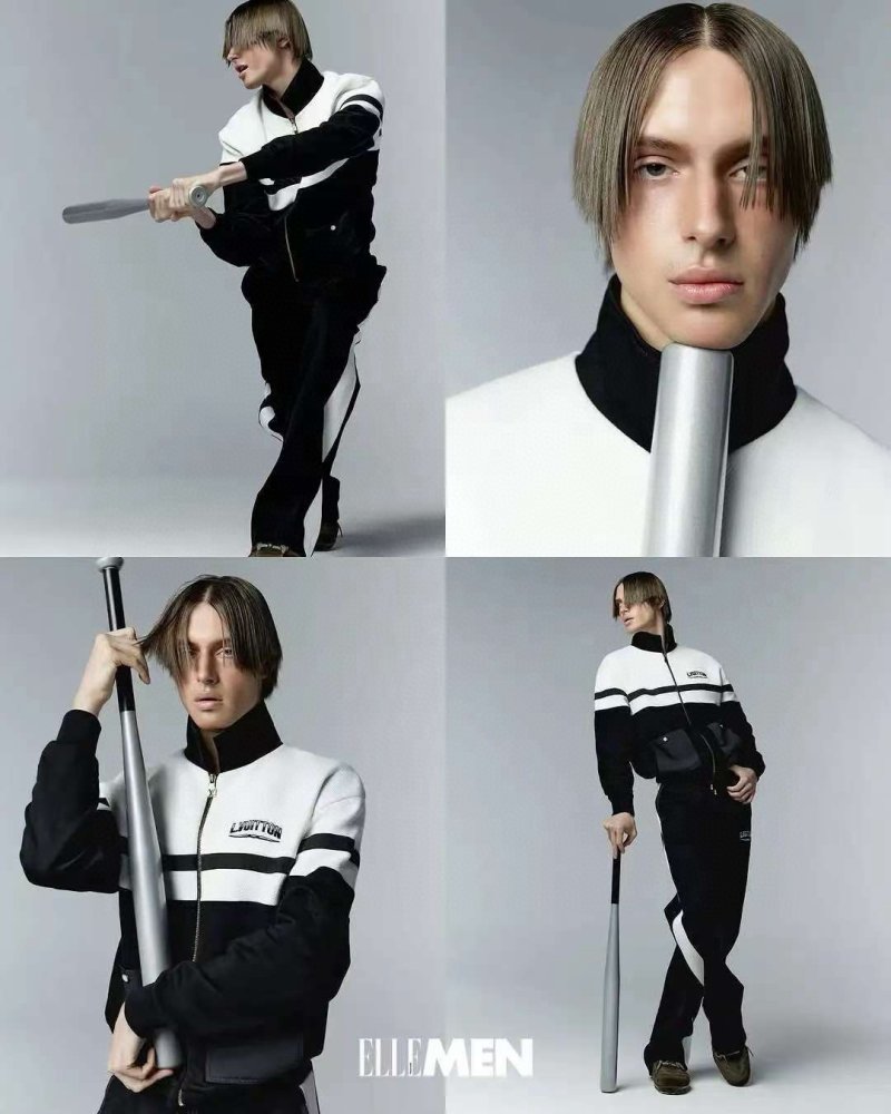 Louis Vuitton Colorblock Track Jacket White Black view