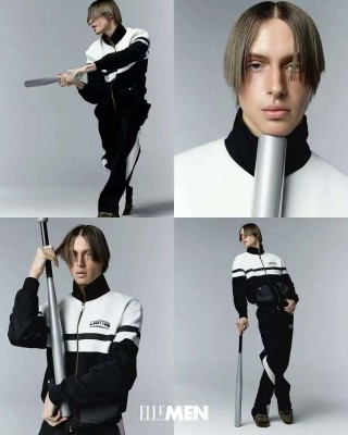 Louis Vuitton Colorblock Track Jacket White Black view 4