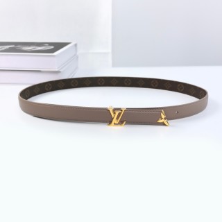 LV Iconic Reversible Belt - Monogram Canvas & Leather Brown view 4