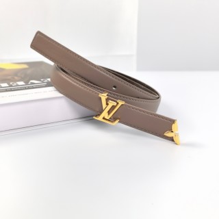 LV Iconic Reversible Belt - Monogram Canvas & Leather Brown view 5