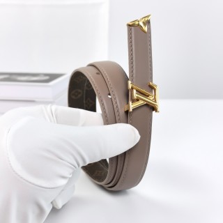 LV Iconic Reversible Belt - Monogram Canvas & Leather Brown view 6