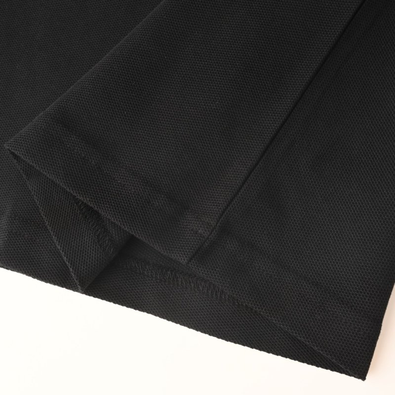 Lacoste Black Polo Shirt with Red/Navy Trim view