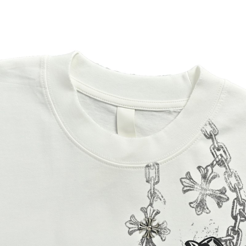 Chrome Hearts Cross Floral White T-Shirt view