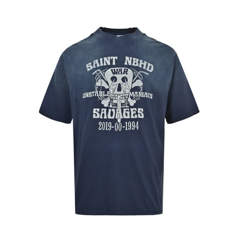 Saint NBHD Navy Graphic T-Shirt view