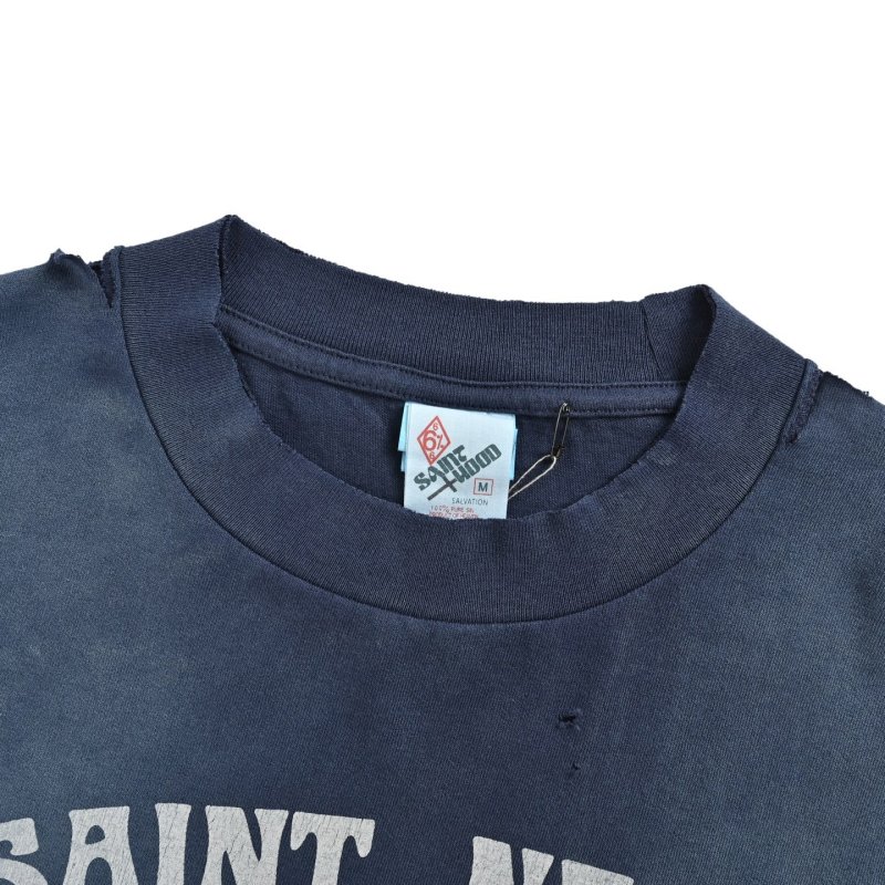 Saint NBHD Navy Graphic T-Shirt view