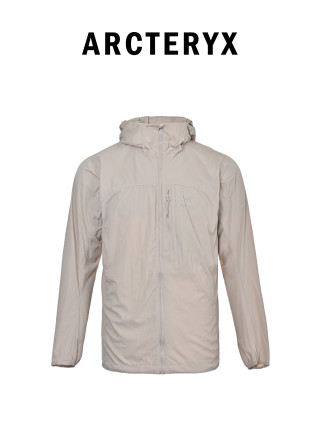 Arc'teryx Squamish Hoody Lightweight Jacket Stone view 4