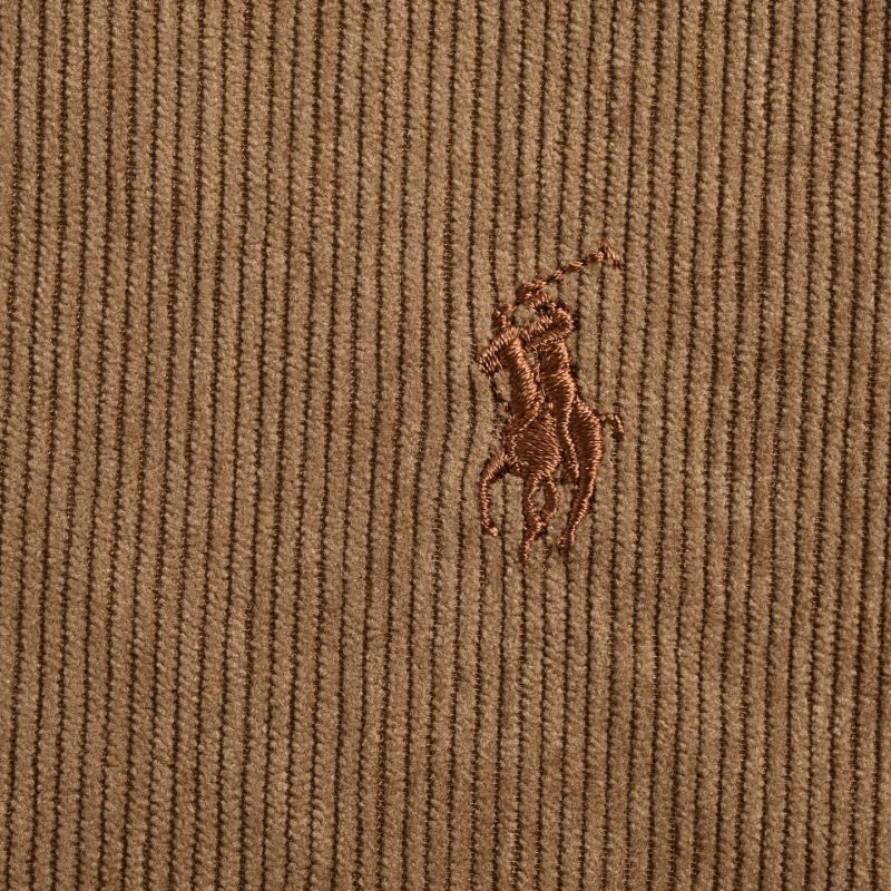 Brown Corduroy Zip Hoodie Jacket view