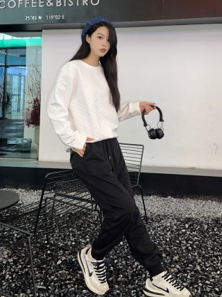 Prada Black Triangle Logo Jogger Pants view 7