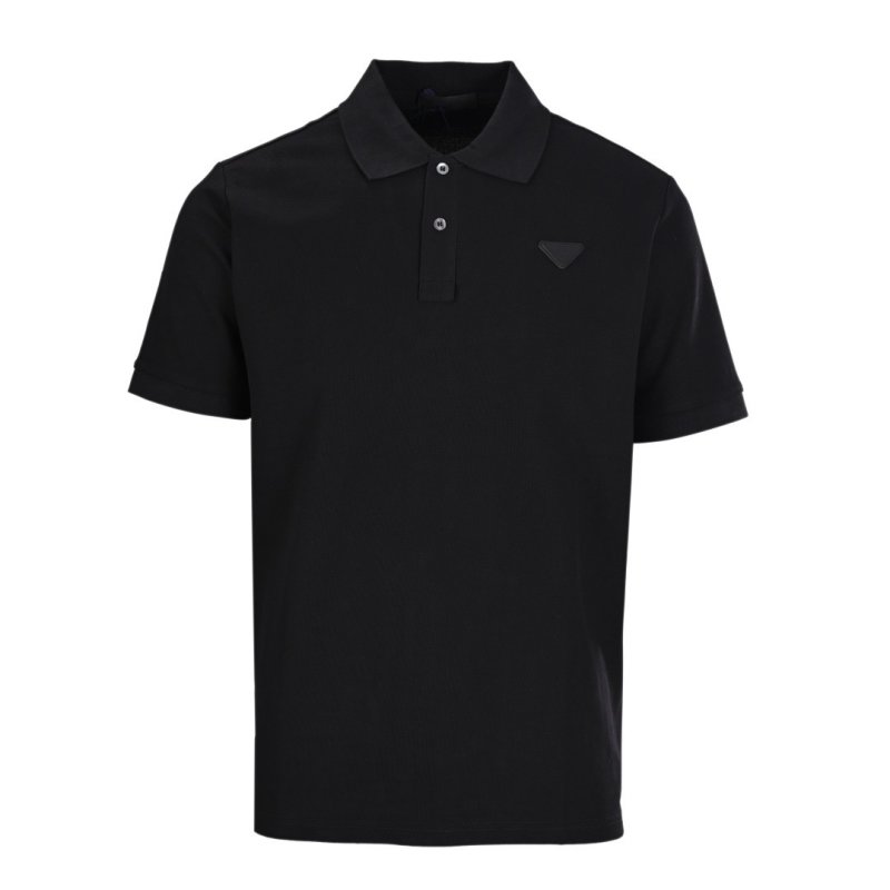 Black Short Sleeve Polo Shirt view