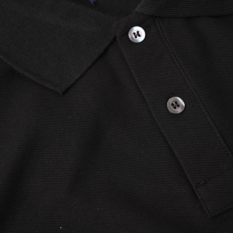 Black Short Sleeve Polo Shirt view