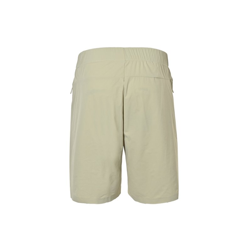Cream Relaxed Fit Athletic Shorts view