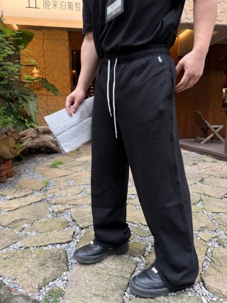 Essentials Black Drawstring Sweatpants view 4