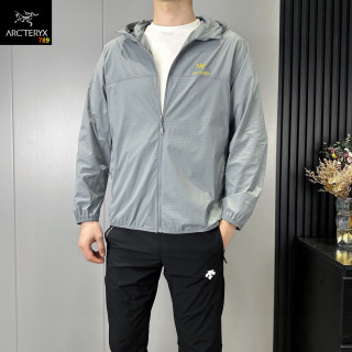Arc'teryx Navy Windbreaker Hooded Jacket view 2