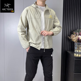 Arc'teryx Navy Windbreaker Hooded Jacket view 3