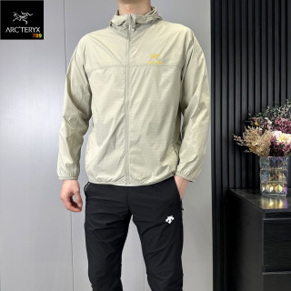 Arc'teryx Navy Windbreaker Hooded Jacket view 5