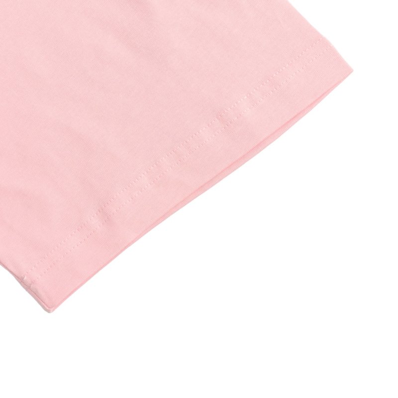 Pink Multi-Text Graphic T-Shirt view