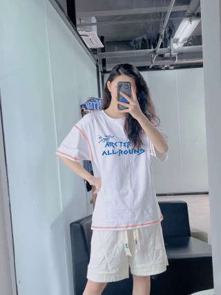 Arc'teryx All-Round White Crop T-Shirt view 2