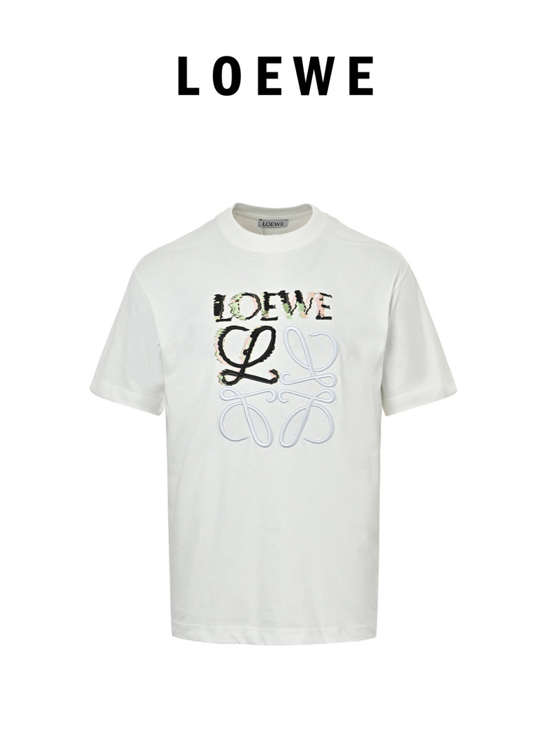 Loewe Anagram Logo White Short-Sleeve T-Shirt view