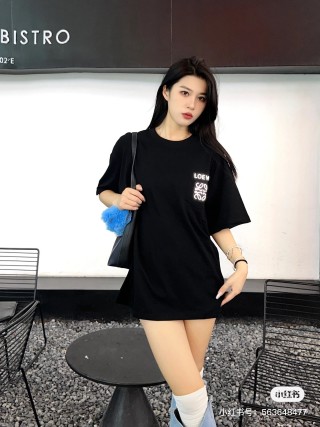 Loewe Black Logo T-Shirt view 2