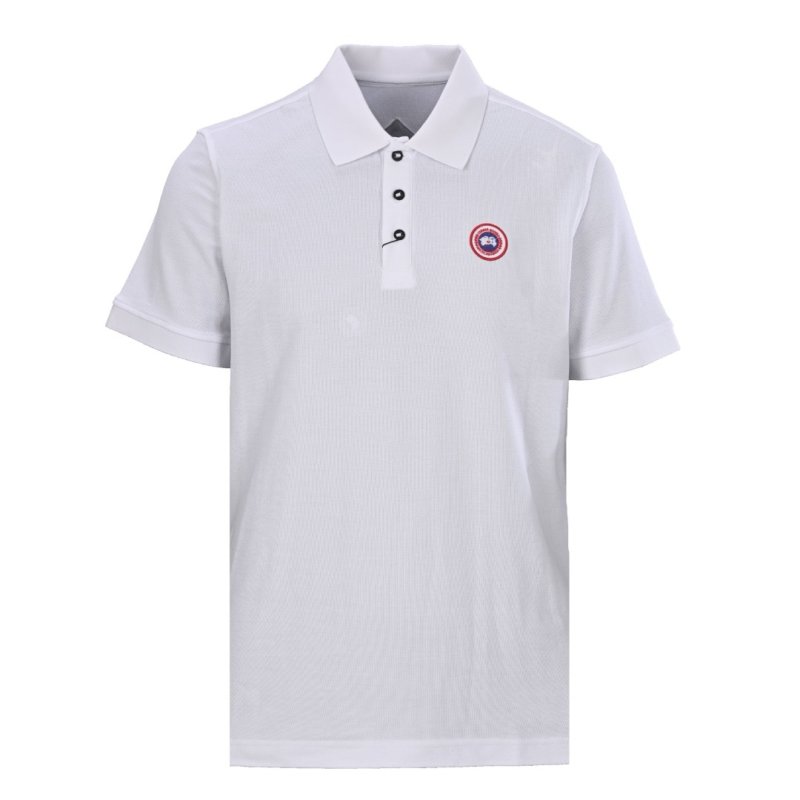 Canada Goose White Polo Shirt view