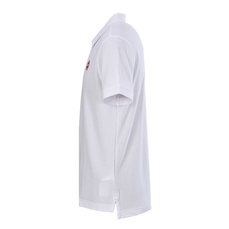Canada Goose White Polo Shirt view