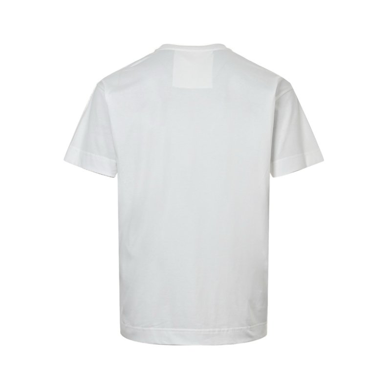 White Diamond Leaf Graphic Short Sleeve T-Shirt view