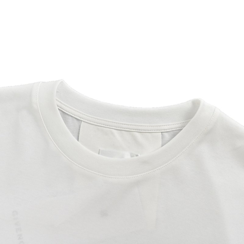 White Diamond Leaf Graphic Short Sleeve T-Shirt view