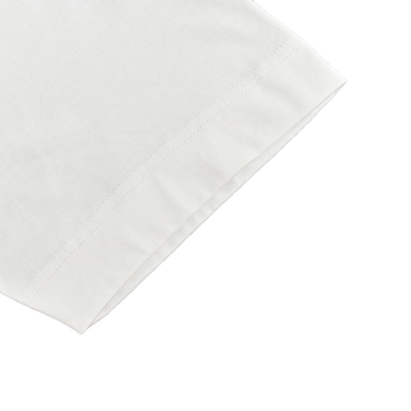 White Diamond Leaf Graphic Short Sleeve T-Shirt view