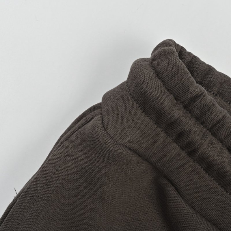 Charcoal Grey Drawstring Joggers with Embroidered Logo view