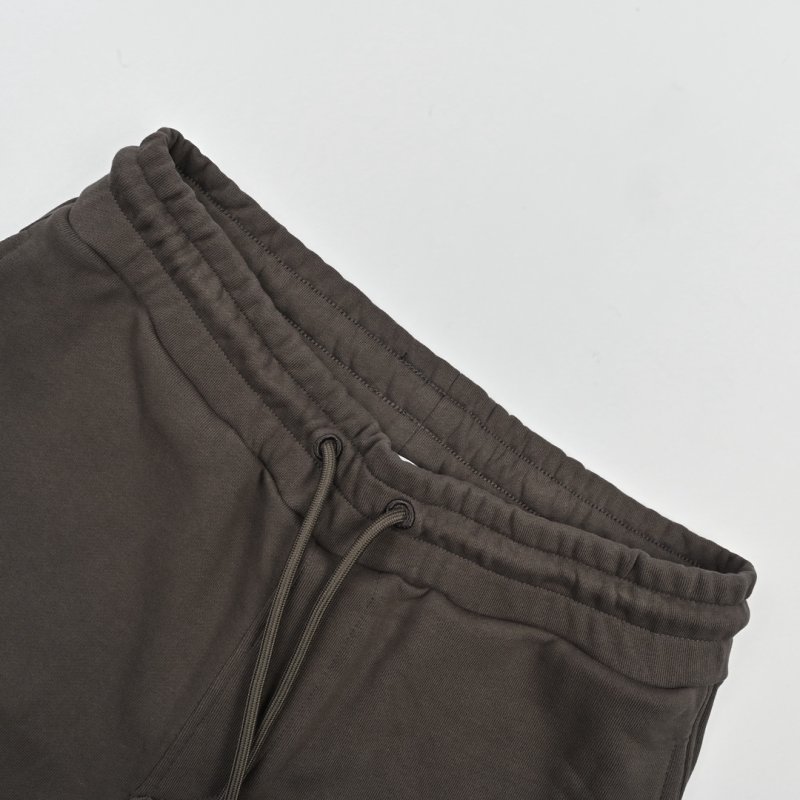 Charcoal Grey Drawstring Joggers with Embroidered Logo view