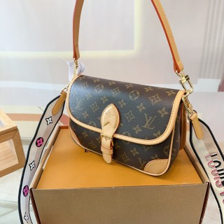 Louis Vuitton Monogram Baguette Shoulder Bag view 3