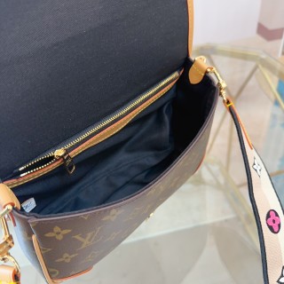 Louis Vuitton Monogram Baguette Shoulder Bag view 9