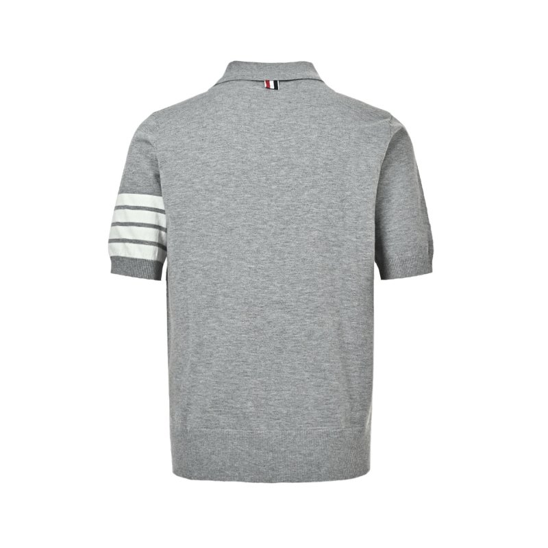 Lacoste Grey Polo Shirt with Racket Emblem view