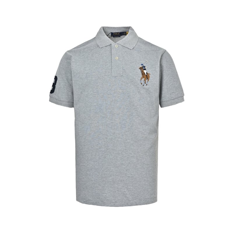 Polo Ralph Lauren Women's Grey Pony Polo Shirt view