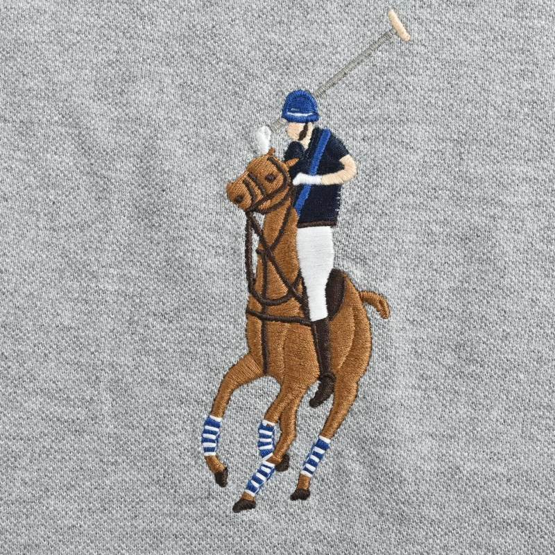Polo Ralph Lauren Women's Grey Pony Polo Shirt view